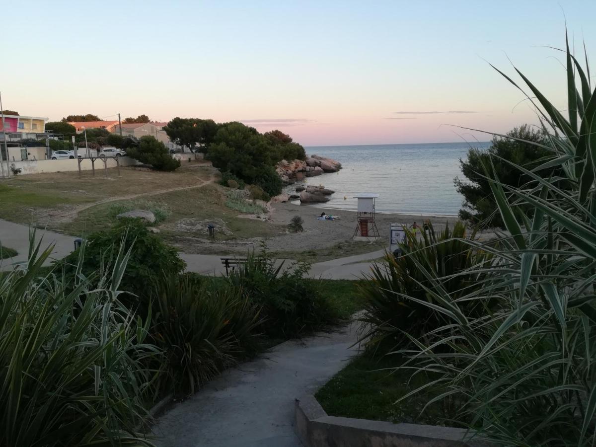 Bel appartement avec terrasse - Plage de Carro à pied Martigues Esterno foto