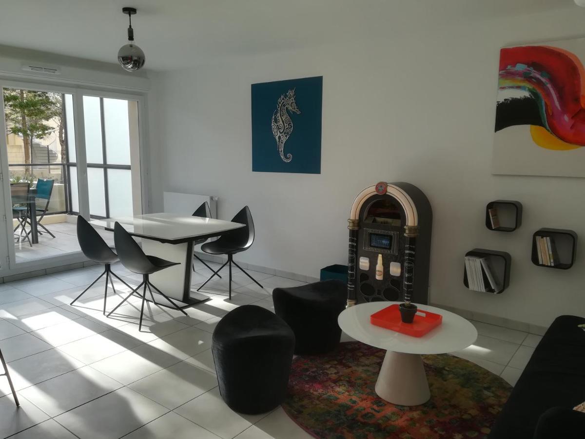 Bel appartement avec terrasse - Plage de Carro à pied Martigues Esterno foto